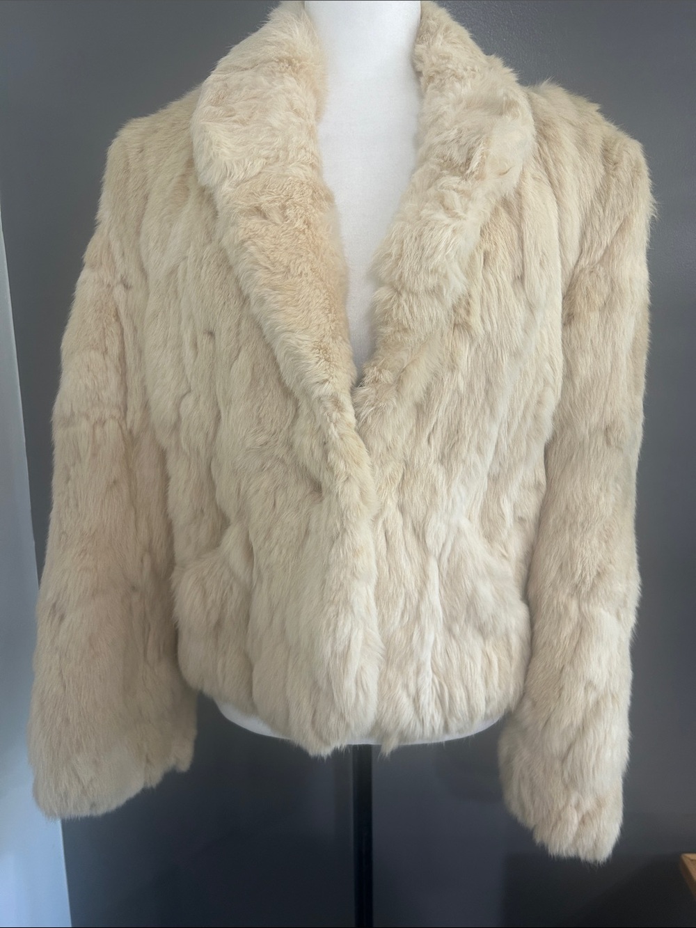 Genuine Rabbit Fur Coat